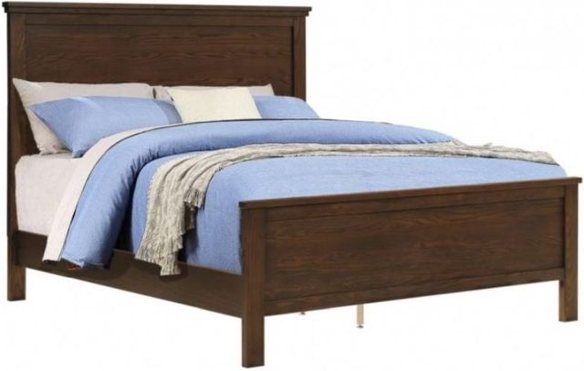 Winners Only® Cumberland Dark Brown Queen Panel Bed-0
