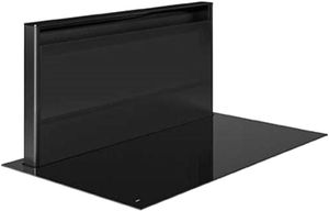 Front view of the Viking® RVL Series 48" Black Glass Built-In Downdraft Induction Cooktop