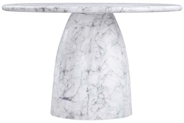 Meridian Furniture Cosenza White 49" Indoor/Outdoor Concrete Dining Table-1