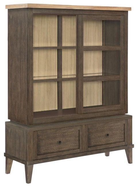 Legacy Classic XXX's and OOO's Amber/Cocoa Display Cabinet-1
