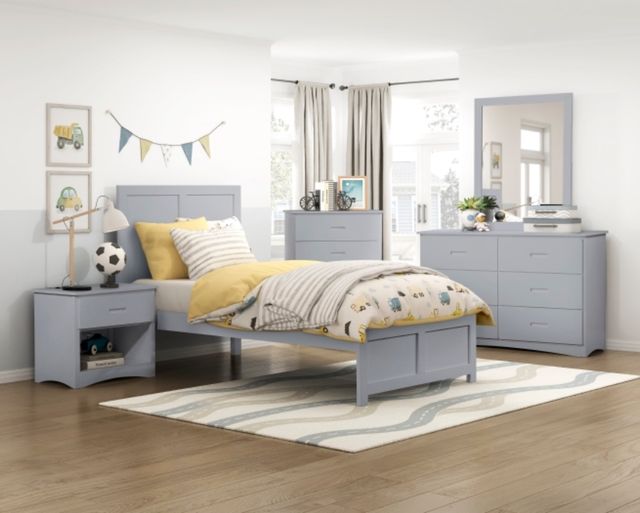 Homelegance® Orion Gray Youth Nightstand-1