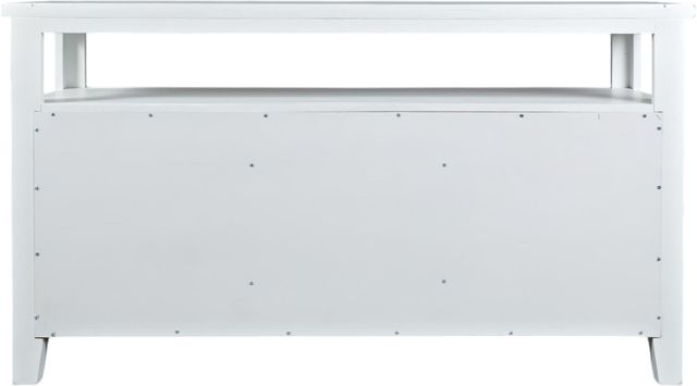 Jofran Inc. Artisan's Craft Distressed Weathered White Storage Console-3