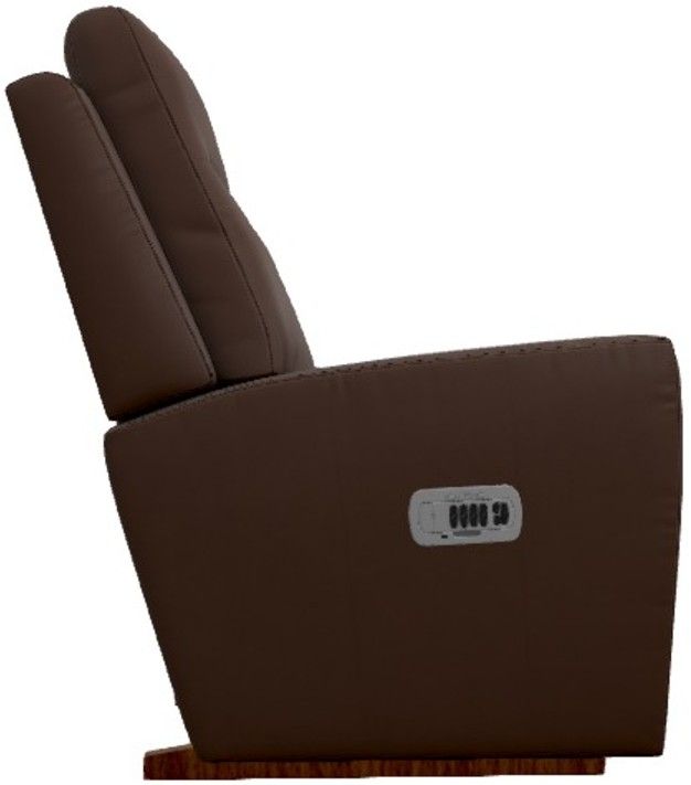 La-Z-Boy® Kodie Chestnut Power Rocking Recliner with Headrest and Lumbar-3