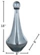 StyleCraft Austin Allen James Pantone Blue 18" Plated Glass-3