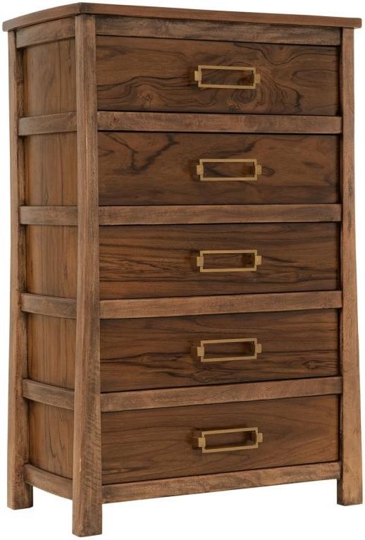 International Furniture Direct Roots Brown Chest-0
