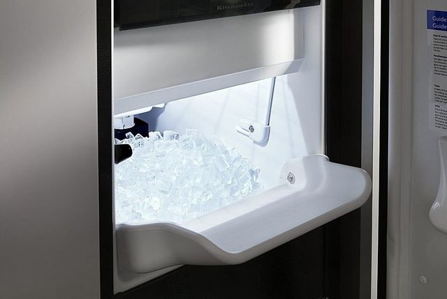 KitchenAid® 15" Stainless Steel with PrintShield™ Finish Automatic Ice Maker-4