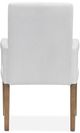 Magnussen Home® Lindon Belgian Wheat/White Dining Arm Chair with Upholstered Seat & Back-3
