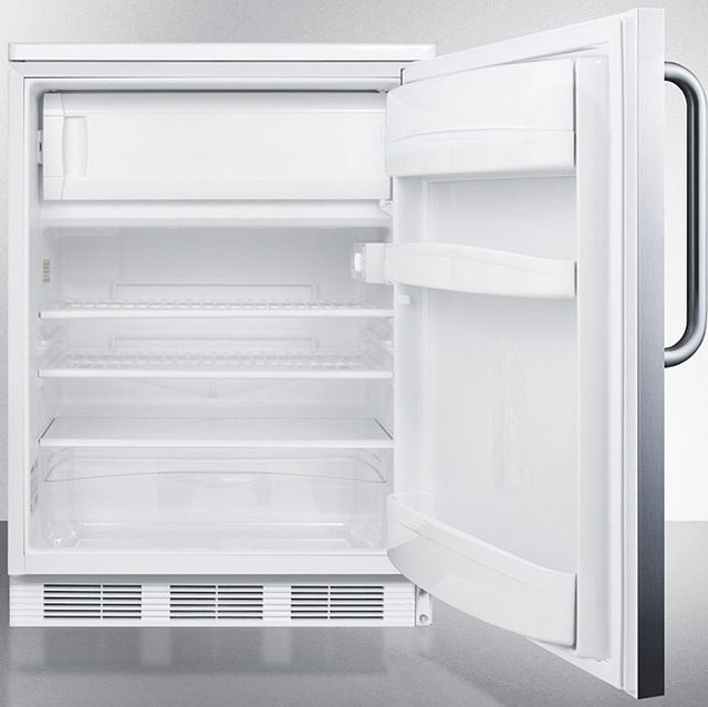 Accucold® by Summit® 24" 5.1 Cu. Ft. Stainless Steel Compact Refrigerator-2