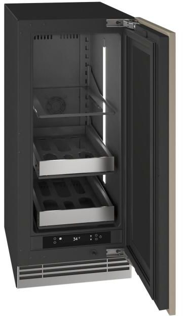 U-Line®  Home Collection 15" 2.8 Cu. Ft. Panel Ready Beverage Center with Solid Door-3