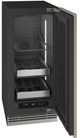 U-Line® Home Collection 15" 2.8 Cu. Ft. Panel Ready Beverage Center with Solid Door-3