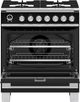 Fisher & Paykel 30" Black Pro Style Dual Fuel Range-1