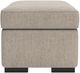Benchcraft® Sararose Heather Ottoman-2