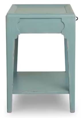 Bassett® Furniture Mayfair Lagoon Bedside Table-2