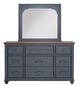 Legends Home Americana Blue Denim/Whiskey Dresser-4