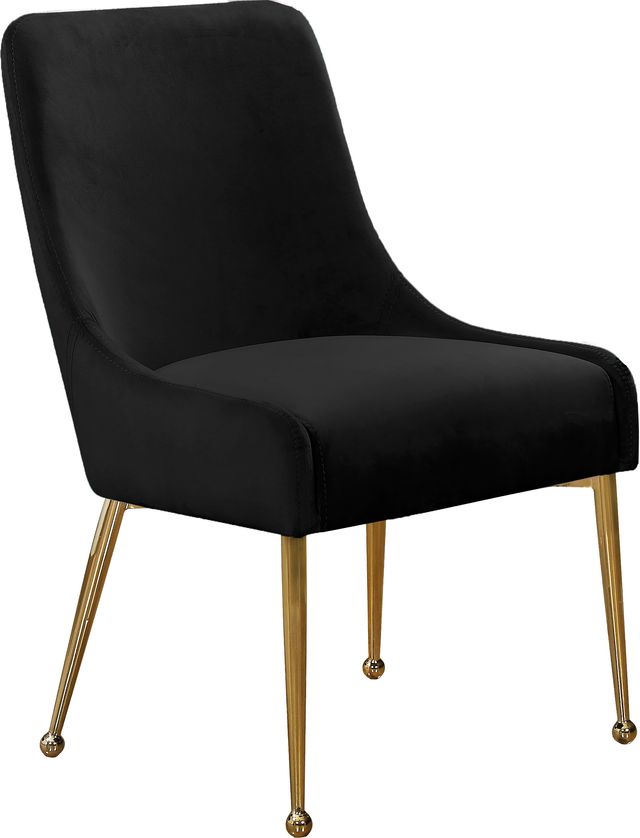 Meridian Furniture Owen Black Velvet Dining Chair-0