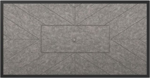 Signature Design by Ashley® Beachcroft Black/Light Gray Aluminum/Resin Outdoor Fire Pit Table-3