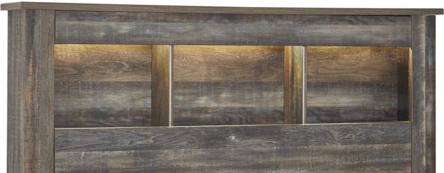 Signature Design by Ashley® Drystan Brown Full Bookcase Headboard