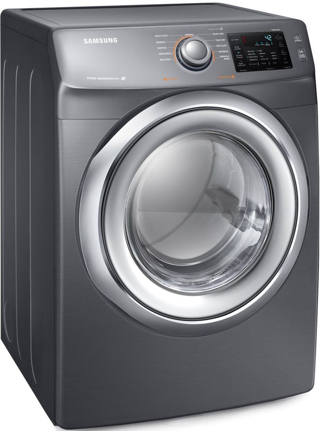 Samsung 7.5 Cu. Ft. Stainless Platinum Front Load Gas Dryer-2