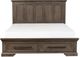 Homelegance® Toulan Distressed Dark Oak Queen Platform Bed-1