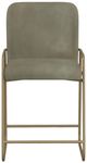 International Furniture Direct Seating Gold/Green Bar Stool-2
