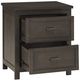 Homelegance® Hebron Dark Cherry Nightstand-3