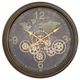 YHD Coffee World Gear Clock-0