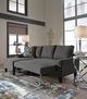 Signature Design by Ashley® Jarreau Gray Queen Sofa Chaise Sleeper-4