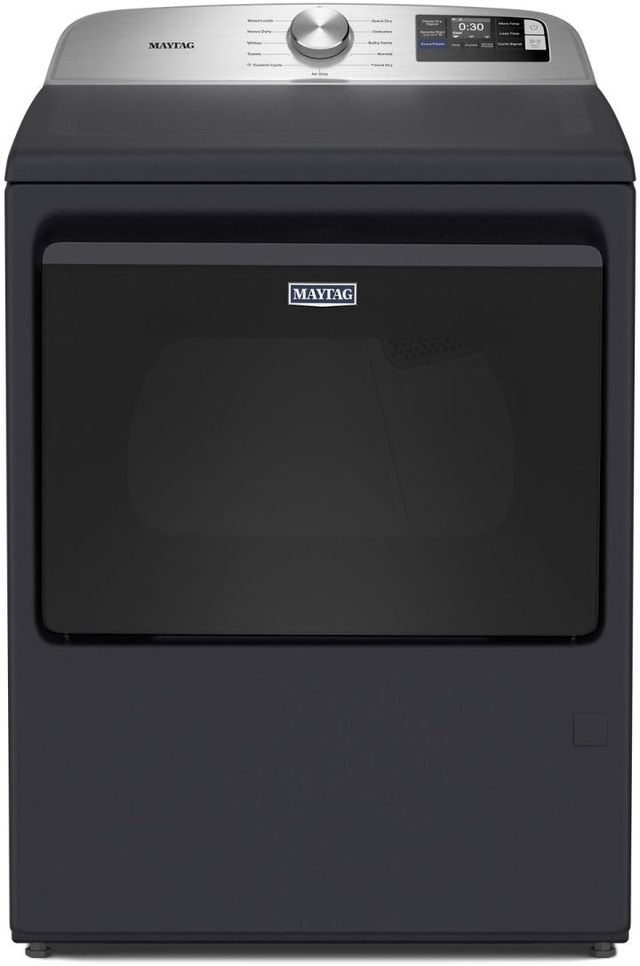 Maytag® Midnight Steel Top Load Washer & Gas Dryer Laundry Pair-2