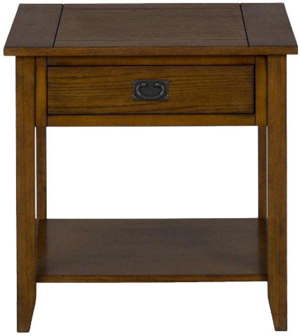 Jofran Inc. Mission Oak End Table-2