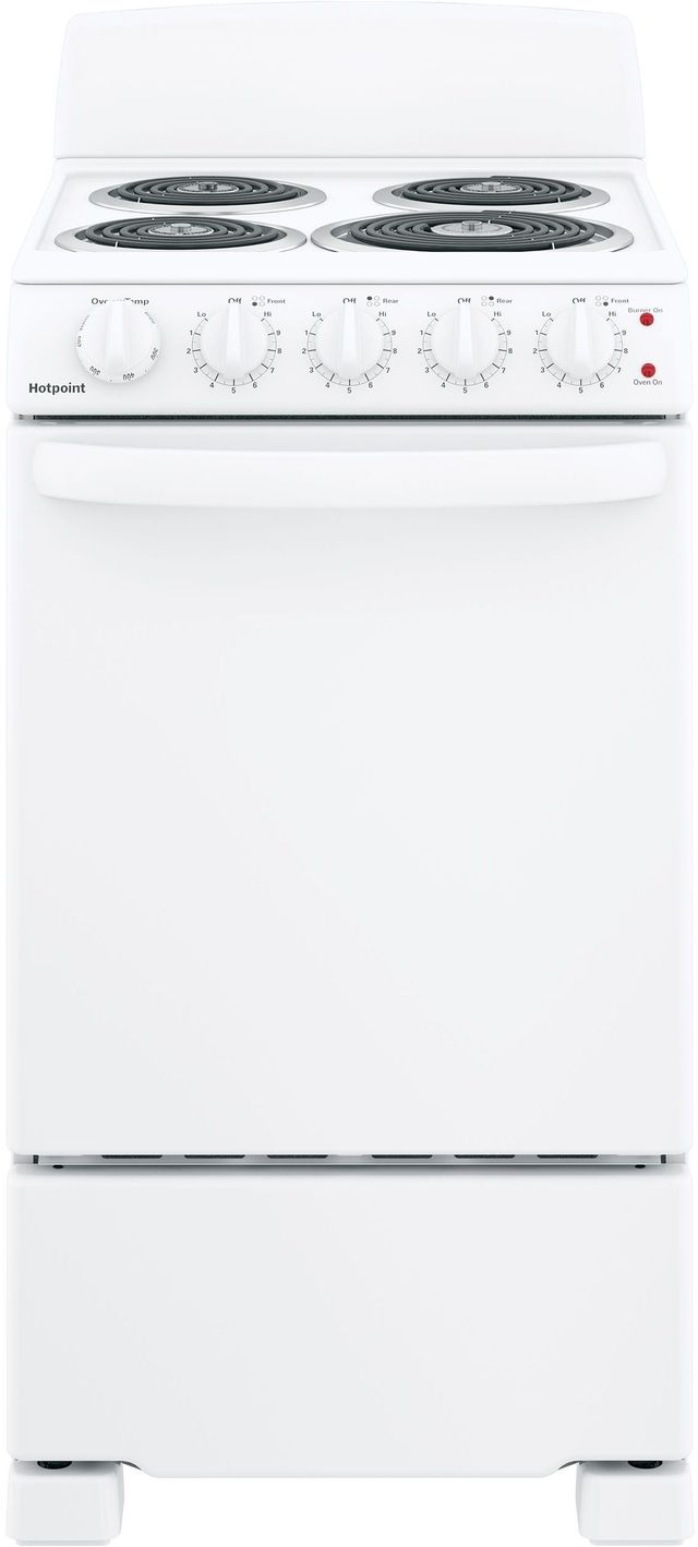 Hotpoint® 20" White Freestanding Electric Range-0