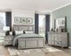 Homelegance® Providence Light Gray California King Panel Bed-1