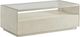 Riverside Furniture Maisie Glass Top Coffee Table with Champagne Base-4