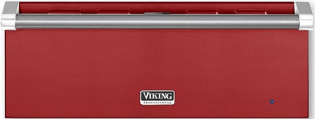 Viking® Professional 5 Series 27" Apple Red Warming Drawer-0