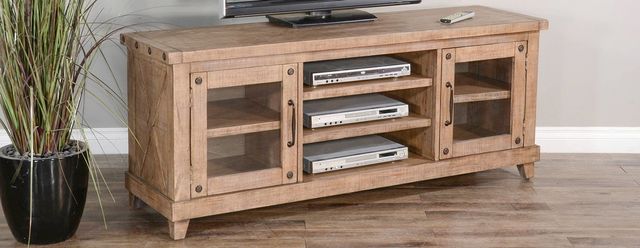 American Wholesale Furniture Vivian Light Brown TV Console-2