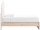 Signature Design by Ashley® Arloster Tan/White Twin Upholstered Panel Bed-3