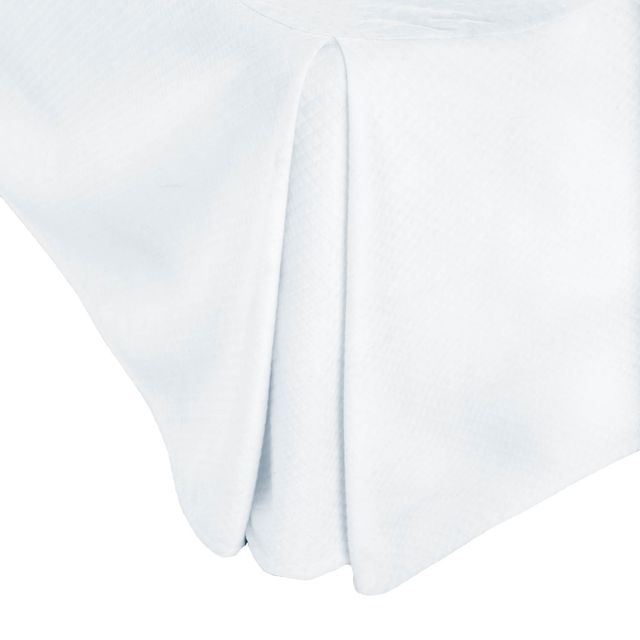 Malouf® Woven™ Matelassé Full Bed Skirt-3