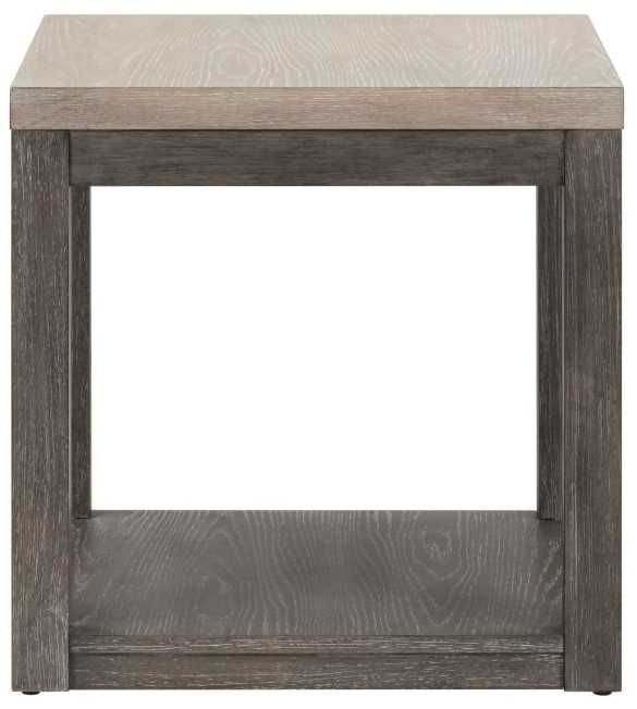 Liberty Furniture Piedmont Ash End Table with Charcoal Base-2