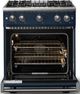 Viking® 5 Series 30" Slate Blue Pro Style Gas (LP) Range with Polished Chrome Trim-1