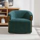 Parker House® Finley Island Teal Swivel Accent Chair-1