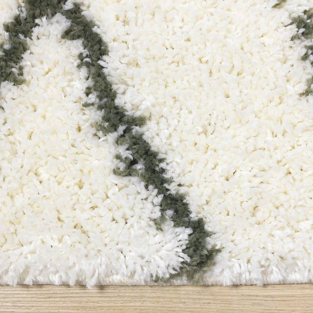 Kalora Interiors Pascal Cream/Green 5'x8' Area Rug-2