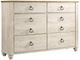 Signature Design by Ashley® Willowton 5-Piece Whitewash Twin Youth Panel Bed Set-2