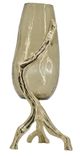 A & B Home Gold Flower Vase-3