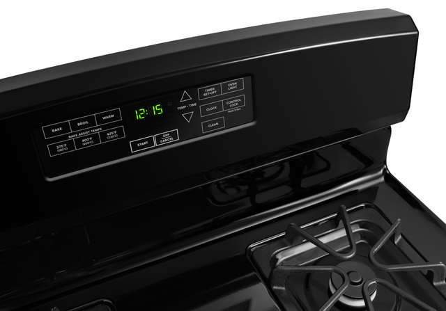 Amana® 30" Black Freestanding Gas Range-3