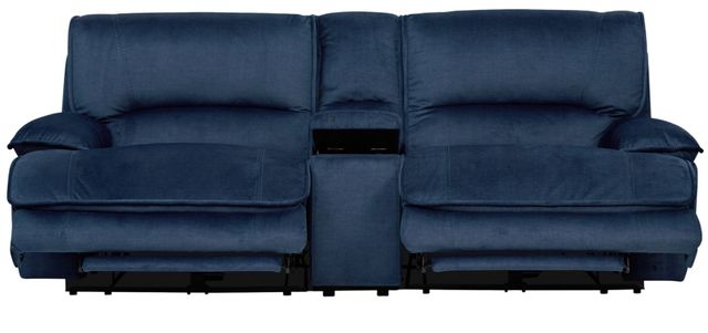 Steve Silver Co. Olsen 3-Piece Indigo Dual-Power Zero-Gravity Modular Reclining Console Loveseat-3