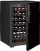 EuroCave Révélation 27'' Black Piano Built-In or Freestanding Wine Cooler with 74 Bottle Capacity-0