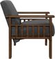 Mazin Furniture Helena Dark Gray Upholstered Storage Accent Chair-2