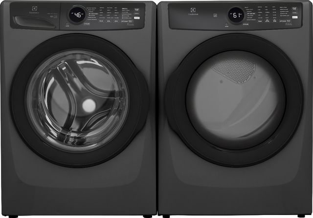 Electrolux® 400 Series Titanium Front Load Washer and Gas Dryer Laundry Pair-0