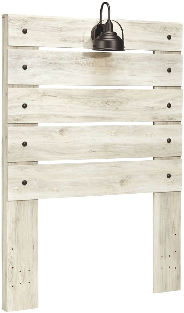 Signature Design by Ashley® Cambeck 5-Piece Whitewash Twin Panel Headboard Set-1