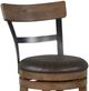 Sunny Designs™ Doe Valley Buckskin 24" Fullback Swivel Stool-4