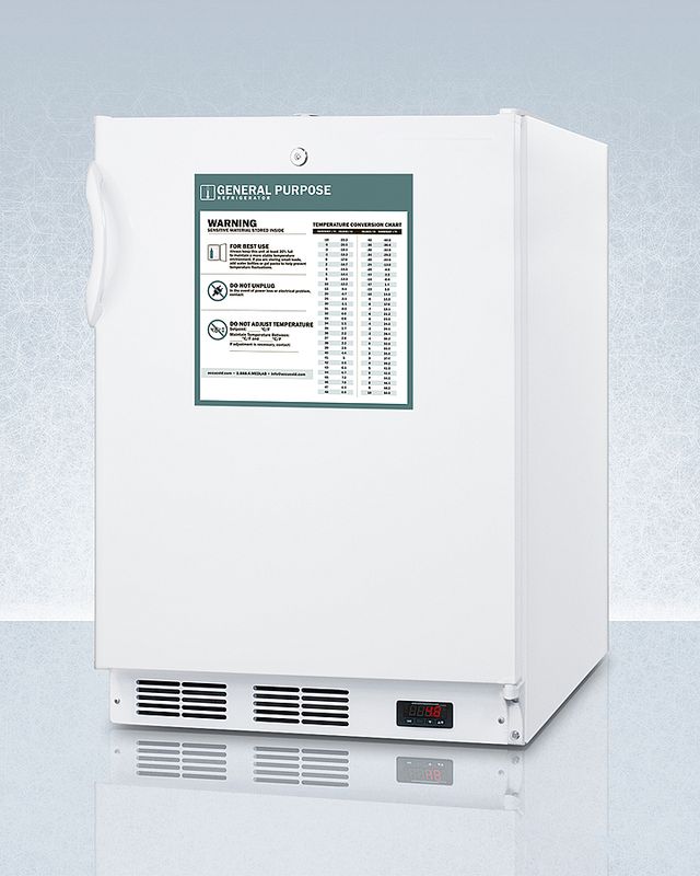 Accucold® by Summit® 5.5 Cu. Ft. White Under the Counter Refrigerator-1